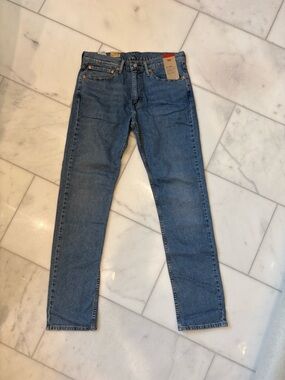 Levi's Blue Straight-Leg Jeans
